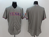 Texas Rangers Customized Men's Gray Flexbase Collection Stitched Baseball Jersey,baseball caps,new era cap wholesale,wholesale hats